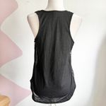 Xhilaration Black Sequin Mesh Tank Top, Y2K Indie‎ Sleaze Party Clubwear 2000s Glam Large Photo 1