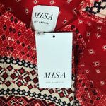 MISA Los Angeles LA Larsen Off Shoulder Bohemian Print Long Prairie Dress NWT Photo 3