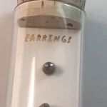 Yellow Owl Workshop Stud Earrings Smiley Pine Tree & Mountain Set 22K Gold Gilt Photo 6