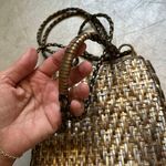 JS Collections L.J.S Collection  Woman’s Crossbody Small Leather Woven Purse. Photo 4