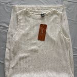 SheIn  Cable Knit White Bodycon Dress Size Large NWT Photo 8