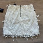 Lulus White Fringe Mini Skirt Photo 5