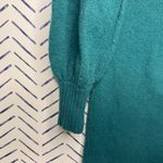 J.Crew  Teal Turtleneck Sweater Dress Long Sleeve Knit Classic Size Small Photo 4