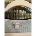 J.Jill  Gray Knit Wool Blend Sweater Dress Long Sleeve Pockets Casual Size XS Photo 1