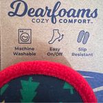 Dearfoams Women L 9-10 Dear SANTA Clog Slippers Cozy Comfort Memory Foam Sherpa Photo 3