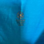 Gaiam  Womens Tee T Shirt XS Yoga Hair Dont Care Teal Turquoise Blue Bust 38” Photo 2