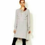 BCBG MaxAzria Size S Darell Opal‎ Grey Tunic Dress Breezy Lagenlook Scandi Photo 9