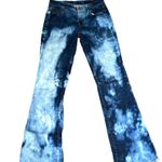 Garnet Hill 28 Bootcut Bleached Tie dye Jeans Photo 0