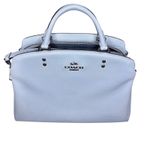 Coach Lillie Carryall Shoulder Bag Purse Blue Photo 1