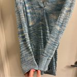 Alexis  Bara Long Sleeve Knit Mini Dress Spacedye Blue Size Large Photo 5