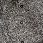 Eddie Bauer  Women's XL/XG Black & White Knit Cardigan Sweater Oversized‎ Shawl Photo 6