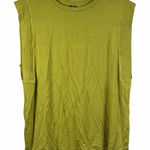 Worthington  Tank Top Women's Medium Round Neck Tencel Blend Green Wide Strap Photo 0