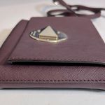 Kate Spade Sally Newbury Lane Burgundy Mulled Wine Crossbody Leather Bag Photo 3