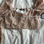 Nasty Gal Tie Front Floral Top Photo 2