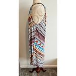 Westport 1962 Bohemian Geometric Print Halter Dress Large Photo 2