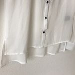 Jealous Tomato Sheer button down blouse size Small Photo 3