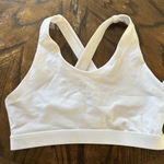 Aerie  Offline White Crossback Sports Bra Size Small | Comfy Minimalist Activewea Photo 0