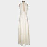 BHLDN  Jill Stuart Iva Crepe Maxi Dress Gown Ivory Size 2 Anthropologie Photo 9