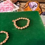 Elegant Rose Gold Beaded Bracelet Set Photo 4