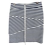 J. McLaughlin  Nicola Skirt Womens Small Stripe Stretch Catalina Cloth Nautical Photo 6
