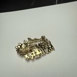 Special Grandmother Flower Bouquet Gold Tone Brooch Pin AJC Signed Photo 12