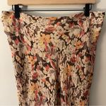 Ralph Lauren Polo Brown Floral Midi Skirt Size 12 Viscose EUC Retail $298 Photo 5