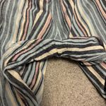 Chico's Chico’s Multicolor Vertical Striped Linen Blend Pants Photo 5