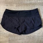 Lululemon Athletica Speedup Low Rise Black Running Short Size 6 Photo 4