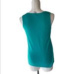 Chico's NWOT  Solid Sweater Tank Top Green Small Photo 7