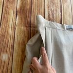 Amanda Smith Women's Vintage Pleated Straight Skirt Beige Size 16 Photo 9