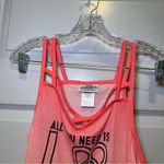 NWT Vintage Concert Tees Orange/Pink Ombre “All You Need is Love” Tank size S Photo 3