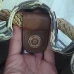 Michael Kors Tiger Print Marina Canvas Tote Bag with Rope Handles Brown Photo 9