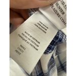 Rails  Shirt Small Hunter Plaid Flannel Button Up White Blue Coal Coastal Cozy Photo 7