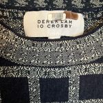 Derek Lam  10 Crosby Navy and Cream Sweater Wool Blend Cropped Sweater Size Small Photo 2