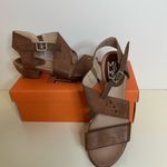 Miz Mooz NIB- Leather Wide Width Heeled Sandals - Cienna Photo 4