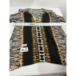 Ny Collection Womans Long Sleeve Pullover Over Size Blouse Animal Print XL Photo 4