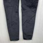 J.Crew  Jeans 9 Inch High-Rise Toothpick Luxe Black Velvet J4108 Women's Size 27 Photo 5