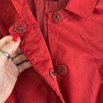 Talbots 14P Petites Dress Jacket Long Sleeve Snap Front Collared Red Women's Photo 4