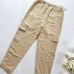 Aritzia  Babaton Titan Linen Cargo Pants Humus Beige Photo 2