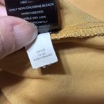 Vera Wang ~ Simply Vera ~ Mustard/Gold Silky Tie Bottom ~ Blouse / Top ~ Size M Gold Size M Photo 10