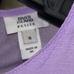River Island  Petite frill front blouse in lilac size 6 Photo 9