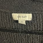 Macy's  ON • 34th Black Three-Button Cardigan | Size XL Photo 8