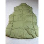 Eddie Bauer  Womens‎ Quilted Goose Down Vest Jacket Puffer Medium Green Premium Photo 4