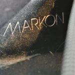 Markon Zollan Womens Ankle Boots Size 9M Black Suede Side Zip Square Toe Photo 40