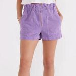 Etica Milena Paper Bag Short Casual Lavender Small NWT Purple Photo 0
