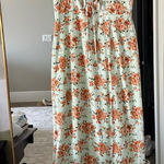 Lulus The Way to Love Floral Print Ruffled Maxi Dress Blue Photo 0