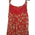 Free People Indigo Molly Floral Pink Printed Sleeveless Tunic Babydoll Top Sz M Photo 5