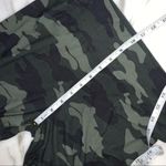 Women's Camo 2 Piece Matching Crop Top & Biker Shorts Set Green Size M Photo 5
