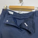 Incotex Navy Blue Women’s Cropped High Low Hem Skinny Dress Pants Size 44 Photo 5
