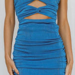 Hello Molly  Strapless Blue Dress Photo 0